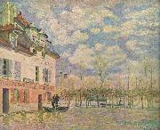 Alfred Sisley Kahn in der Uberschwemmung oil painting on canvas